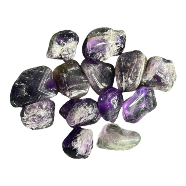 Pedra Rolada Ametista Natural 3 a 4 cm Pacote 200g