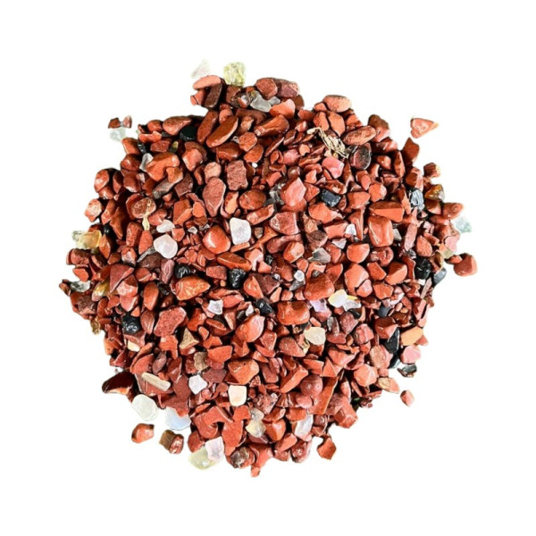 Pedra Roladas Naturais Cascalho Jaspe Pacote 200g