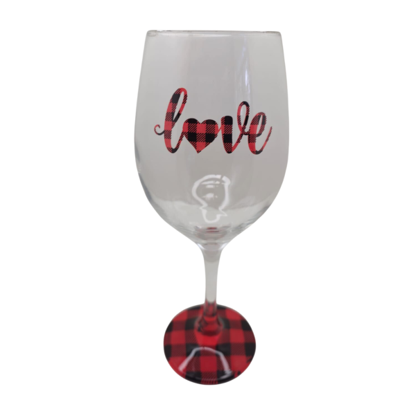Taça Love Namorados Casal Personalizada Vinho Vermelha 490ml