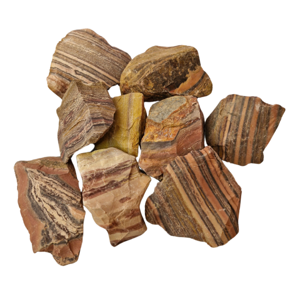 Pedra Dolomita Listrada 4 a 7 cm Bruta 500 g Natural