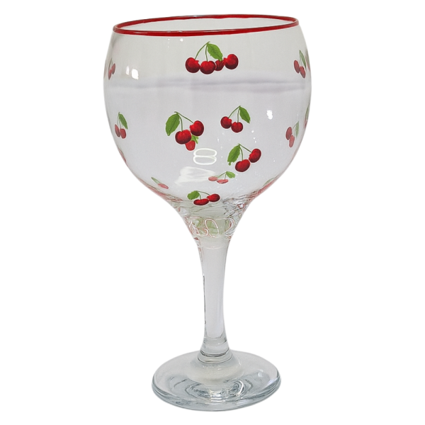 Taça Vidro de Gin Vinho e Água 600 ml Presente de Natal