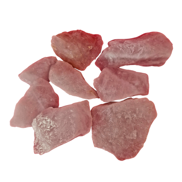 Pedra Natural Quartzo Rosa Bruto 1 kilo