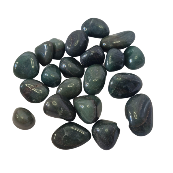 Pedra Quartzo Verde Escuro 2 a 4 cm 250 gramas Natural
