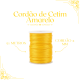 Cordão de Cetim Rabo de Rato 2mm Rolo com 50 m Amarelo