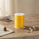 Kit 10 Cordões de Cetim Rabo de Rato 2mm Rolo 50m Amarelo