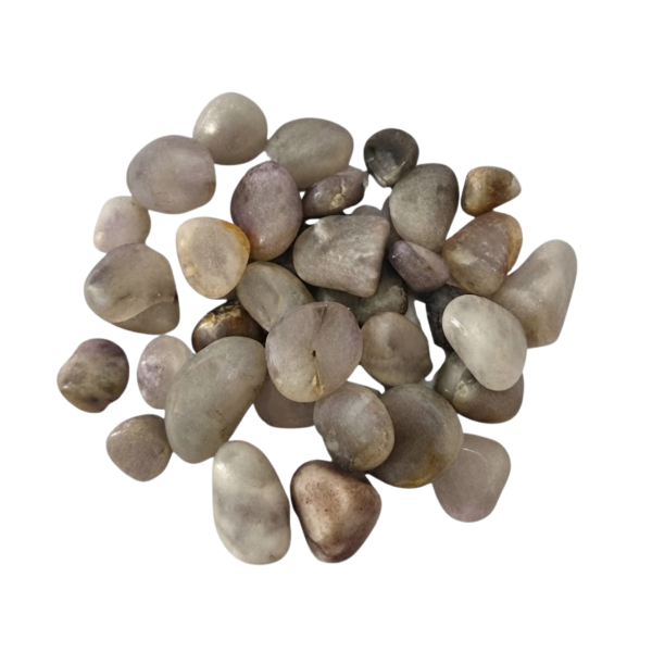 Pedra Ametista Chevron 1 a 2 cm Rolada 250g Natural