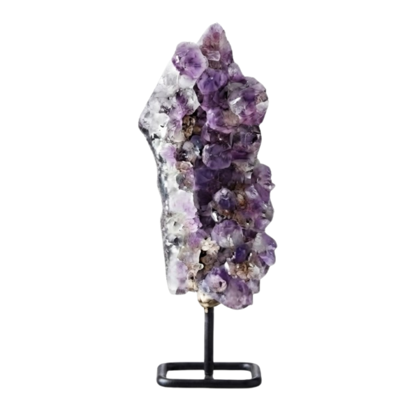 Pedra Natural Drusa de Ametista in Natura com Base 510 g