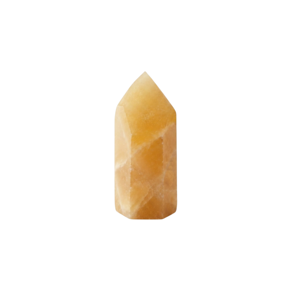 Pedra Natural Ponta de Calcita Amarela Energia 100 a 200 g