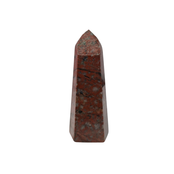 Pedra Ponta Jaspe Vermelho Brechado 150 a 250 gramas Natural