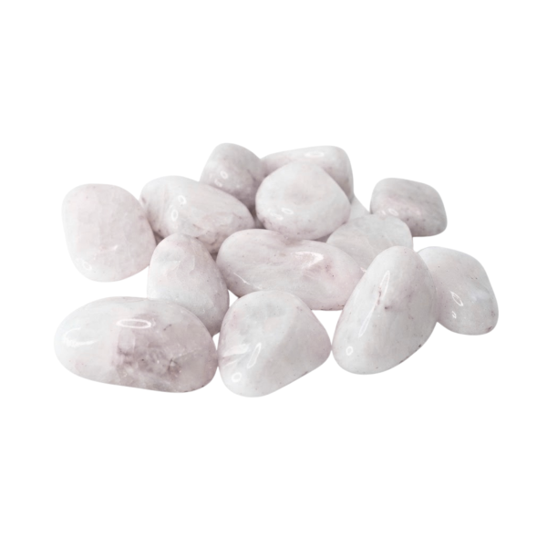 Quartzo Branco Pedra Rolada 500g Semi Preciosa - Purificador
