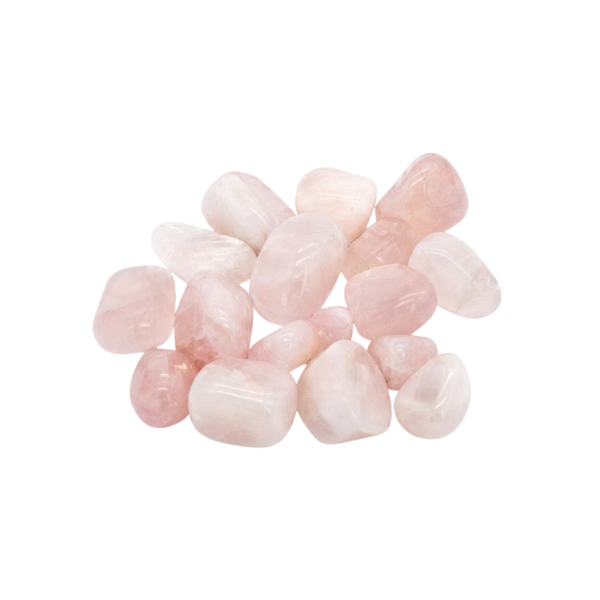 Quartzo Rosa Pedra Rolada 250g Semi Preciosa Pedra da Cura