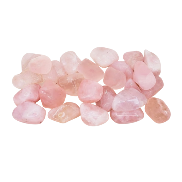 Quartzo Rosa Pedra Rolada 500g Semi Preciosa Pedra da Cura