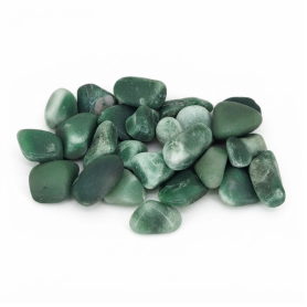 Quartzo Verde Pedra Rolada 500g Semi Preciosa Pedra da Cura