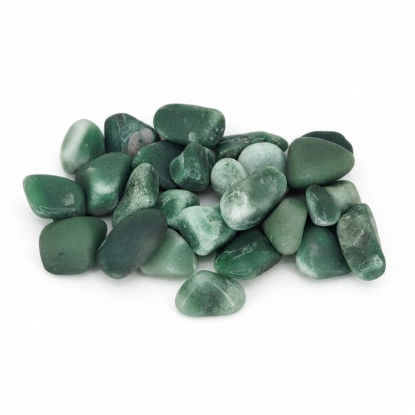 Quartzo Verde Pedra Rolada 500g Semi Preciosa Pedra da Cura