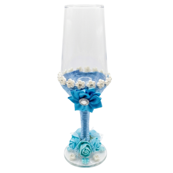 Taça de Vidro Iemanjá Azul Orixá