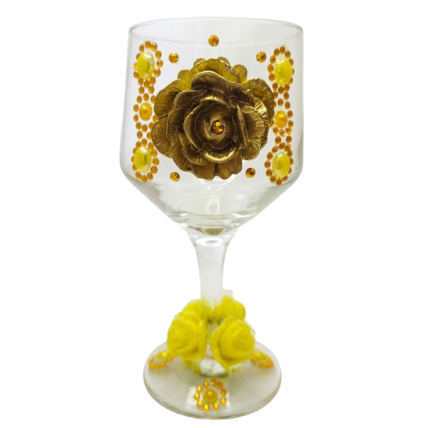 Taça Buffet Oxum Flor Vidro 300 ml