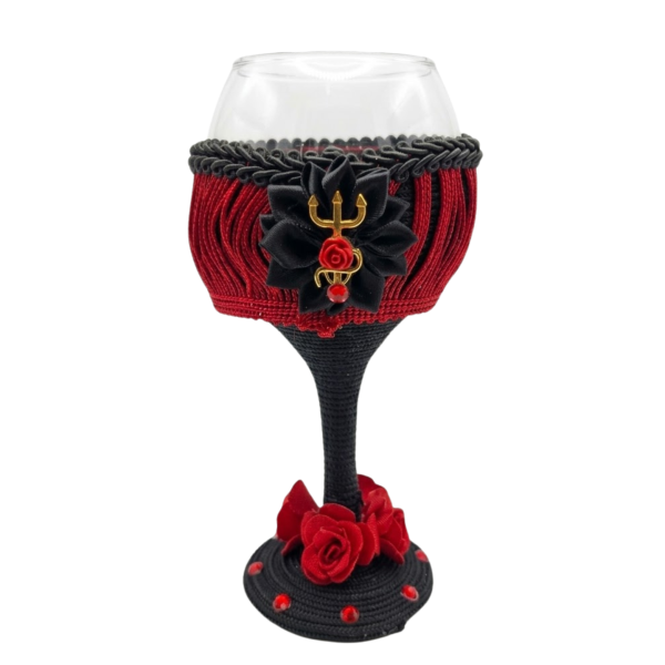 Taça Vidro Pomba Gira Maria Padilha 300 ml Umbanda Candomblé