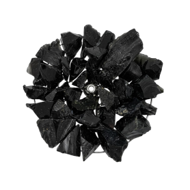 Incensário de Pedra Turmalina Natural Presente Decoração