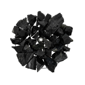 Incensário de Pedra Turmalina Natural Presente Decoração
