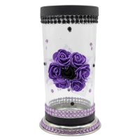 Porta Vela 7 Dias Pomba Gira Maria Mulambo em Vidro