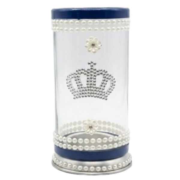 Porta Vela 7 Dias 18 cm Nossa Senhora Aparecida Cor:Nossa Senhora Coroa