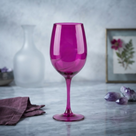 Taça Vidro Champanhe Prestige Nadir 490 Ml Roxa