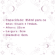 Kit 12 Taças de Vidro Prestige Nadir 350 ml Roxa