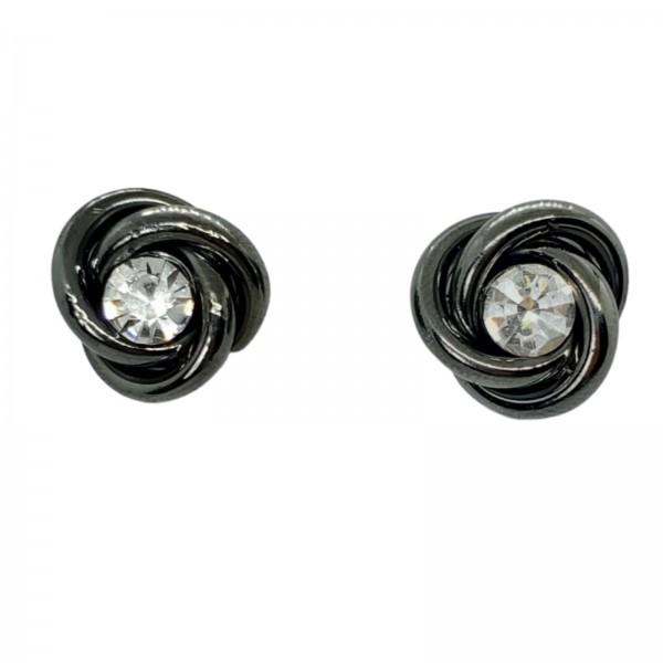 Brinco Flor com Strass