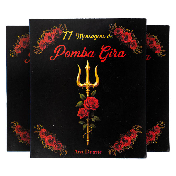 Kit com 3 Box 77 Mensagens Espirituais Diárias de Pomba Gira