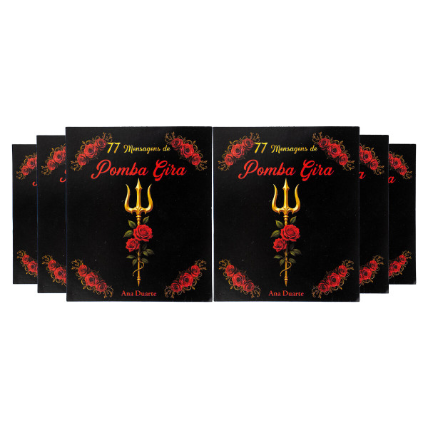 Kit com 6 Box 77 Mensagens Espirituais Diárias de Pomba Gira