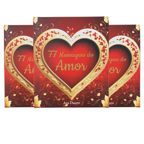 Kit com 3 Box 77 Mensagens de Amor para Inspirar Seu Dia