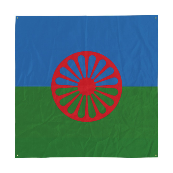 Toalha Tarot Cartas Bandeira Cigana em Tecido Oxford 70 x 70 cm