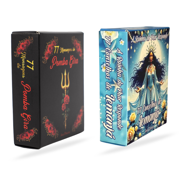 Kit Box 77 Mensagens de Pomba Gira e Conselhos de Iemanjá
